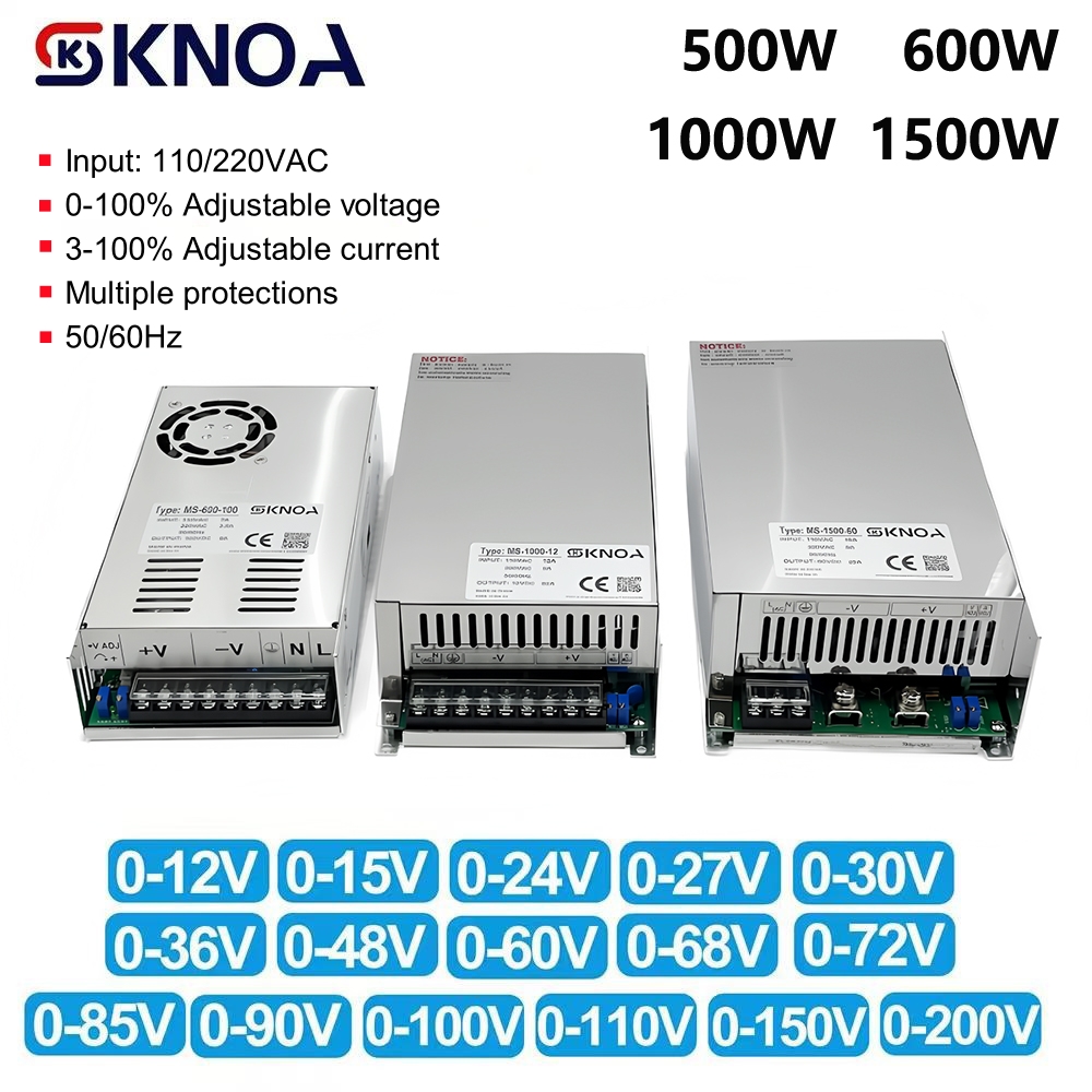 3D Printer Power Supply - 500W 600W 1000W 1500W Ayarlanabilir Güç