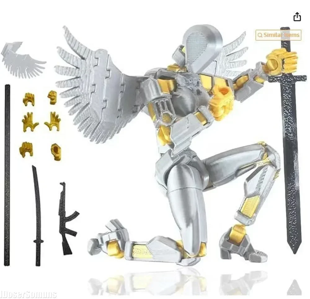 3D Printing For Dummies - 3D Baskılı Oyuncaklar Aksiyon Figürleri DIY