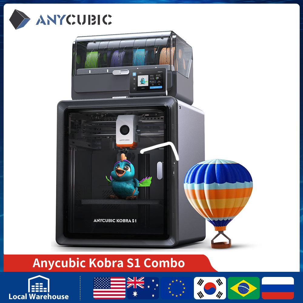 3D Printing Online Service - Anycubic Kobra S1 Combo Çok Renkli