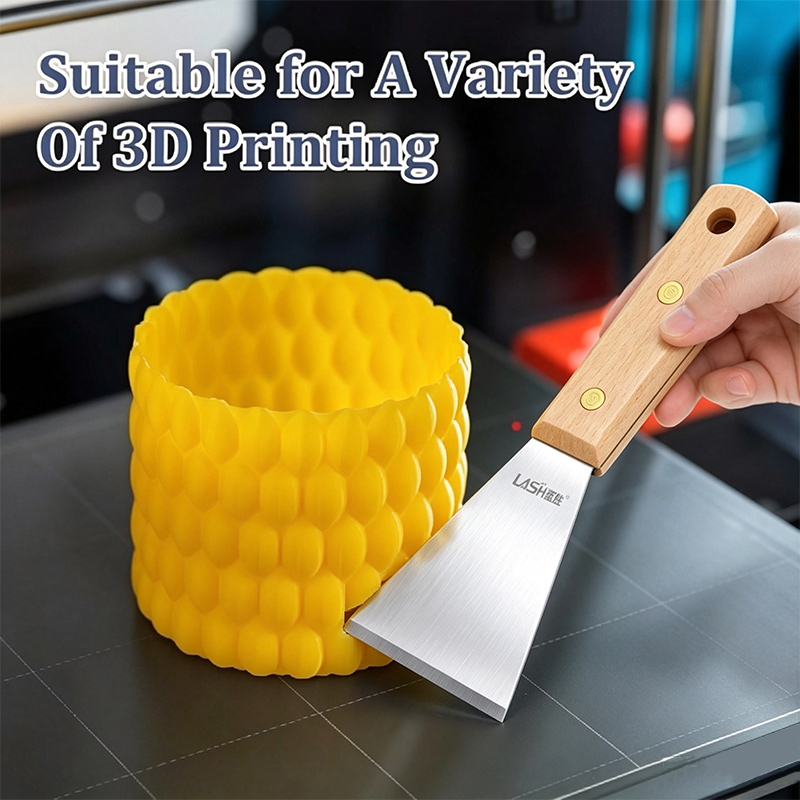 Print Removal Spatula - Geliştirilmiş Cilalı Paslanmaz Çelik Kazıyıcı, 3D