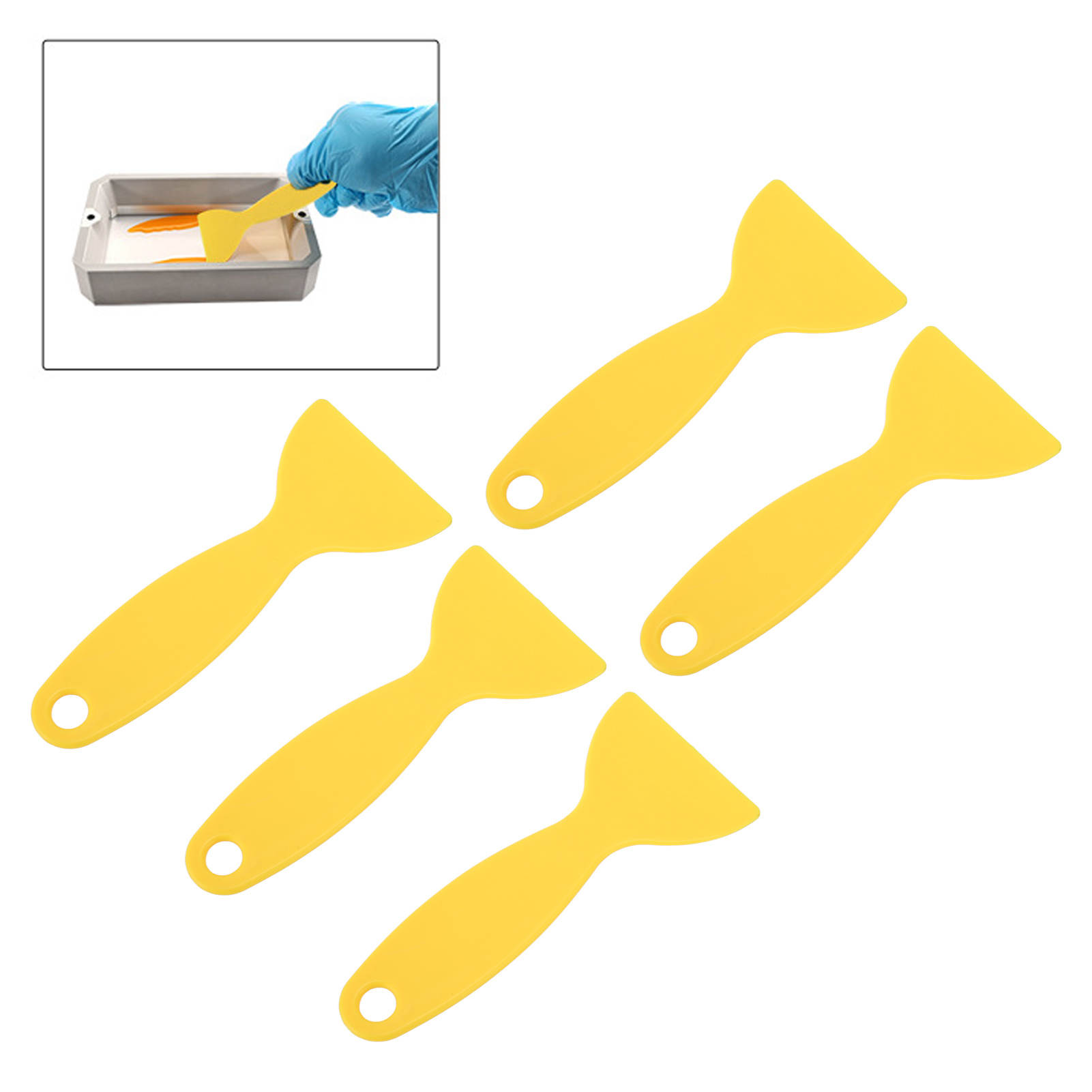 Print Removal Spatula - 5 adet Esnek 3D Yazıcı Spatulası