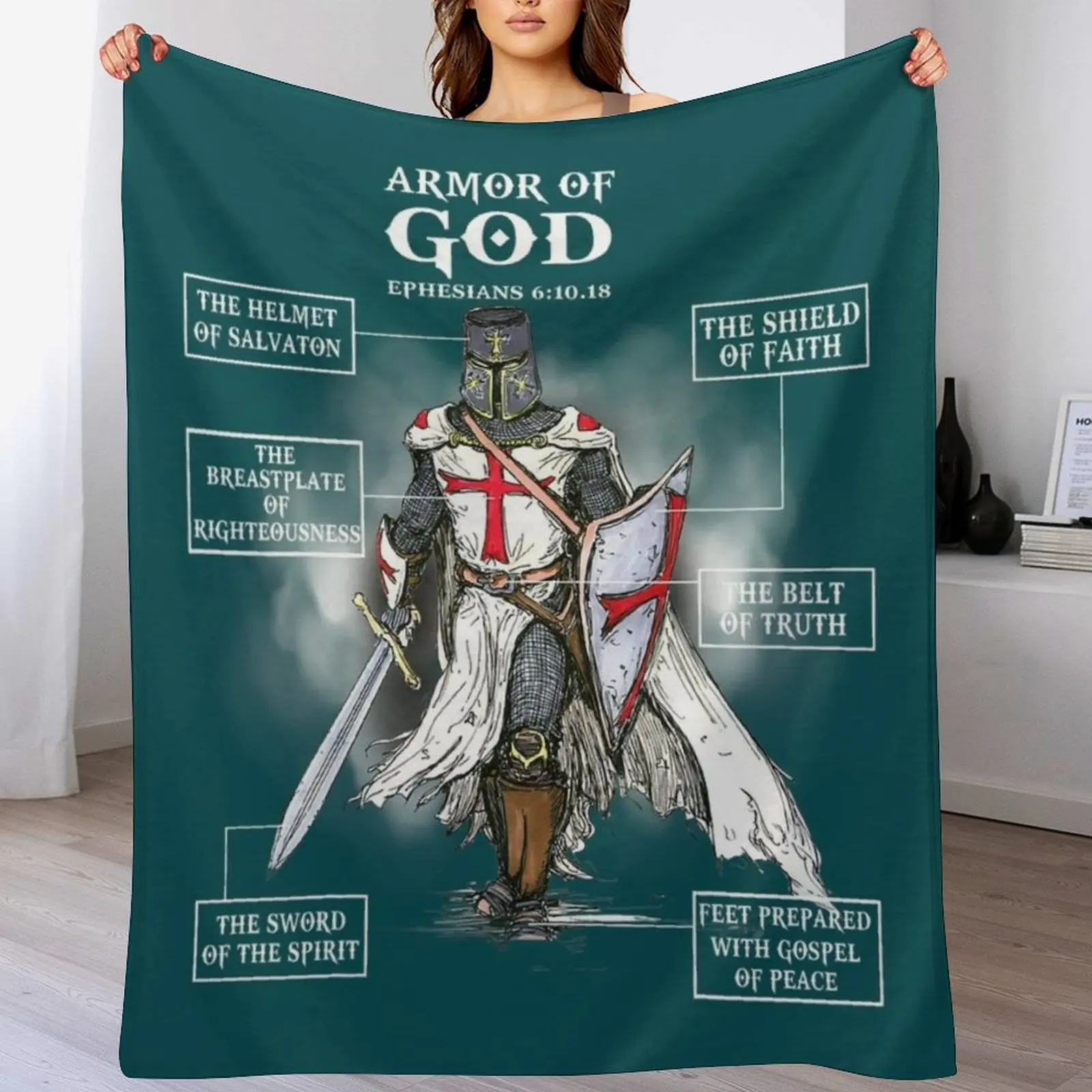 3D Printing Verse - Tanrı'nın zırhı İncil ayeti büyük dini