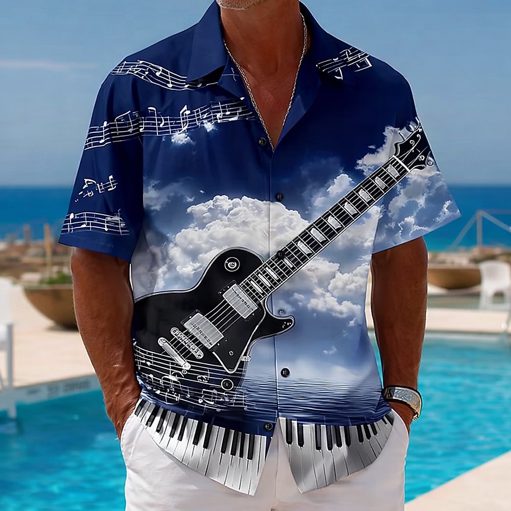 Erkek Vintage Retro Müzik Fest - 3D Printing Guitar incelemesi ve fiyatı