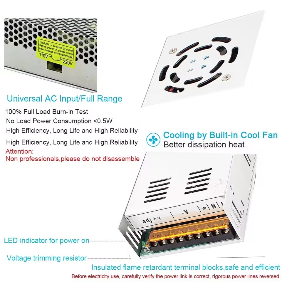 Anahtarlama Güç Kaynağı DC 5V  - 3D Printer Power Supply incelemesi ve fiyatı