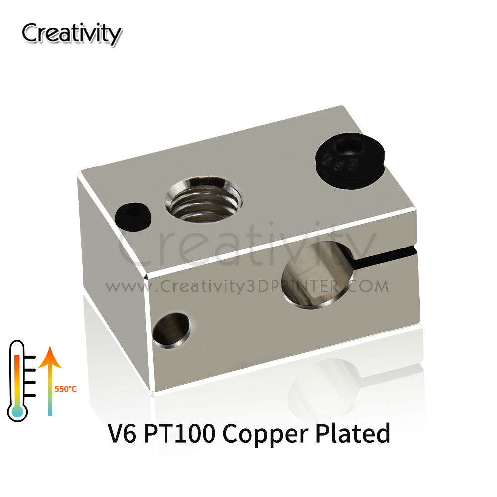 V6 PT100 Isıtıcı Bloğu Kaplama - 3D Printing Titanium incelemesi ve fiyatı