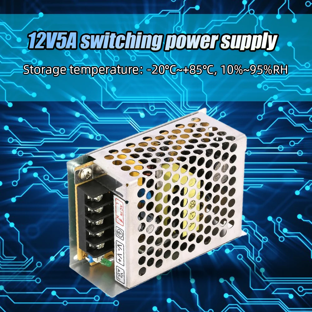 12V 5A güç kaynağı adaptörü 60 - 3D Printer Power Supply incelemesi ve fiyatı