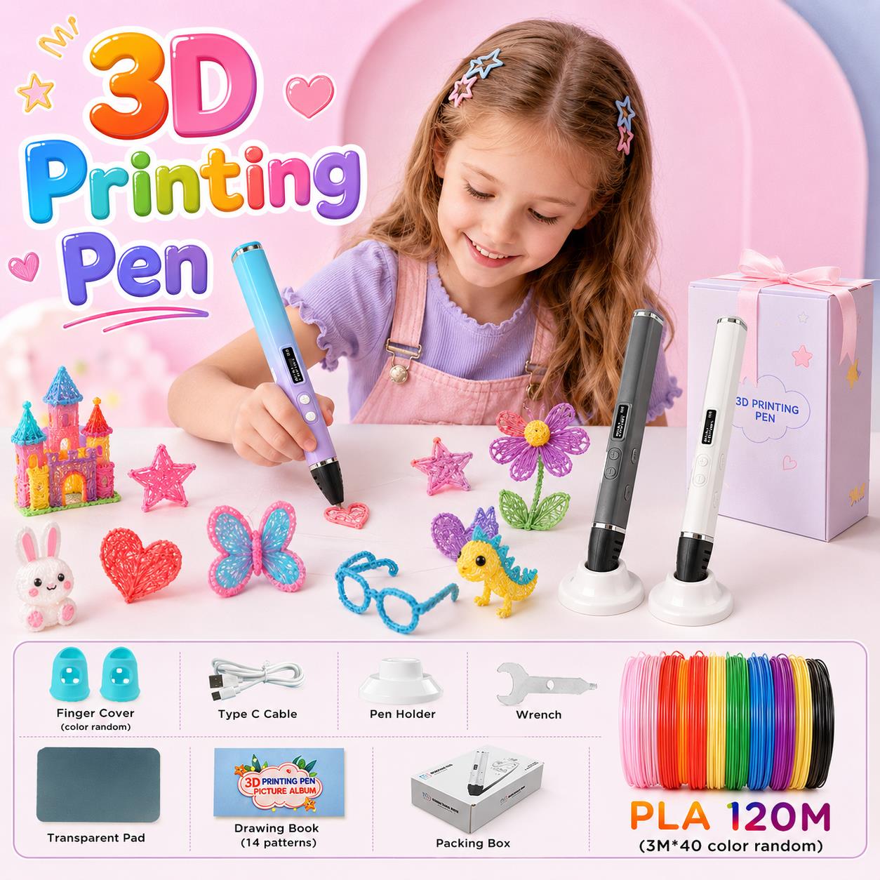 3D Baskı Kalemi Çocuklar için  - 3D Printing Filament incelemesi ve fiyatı