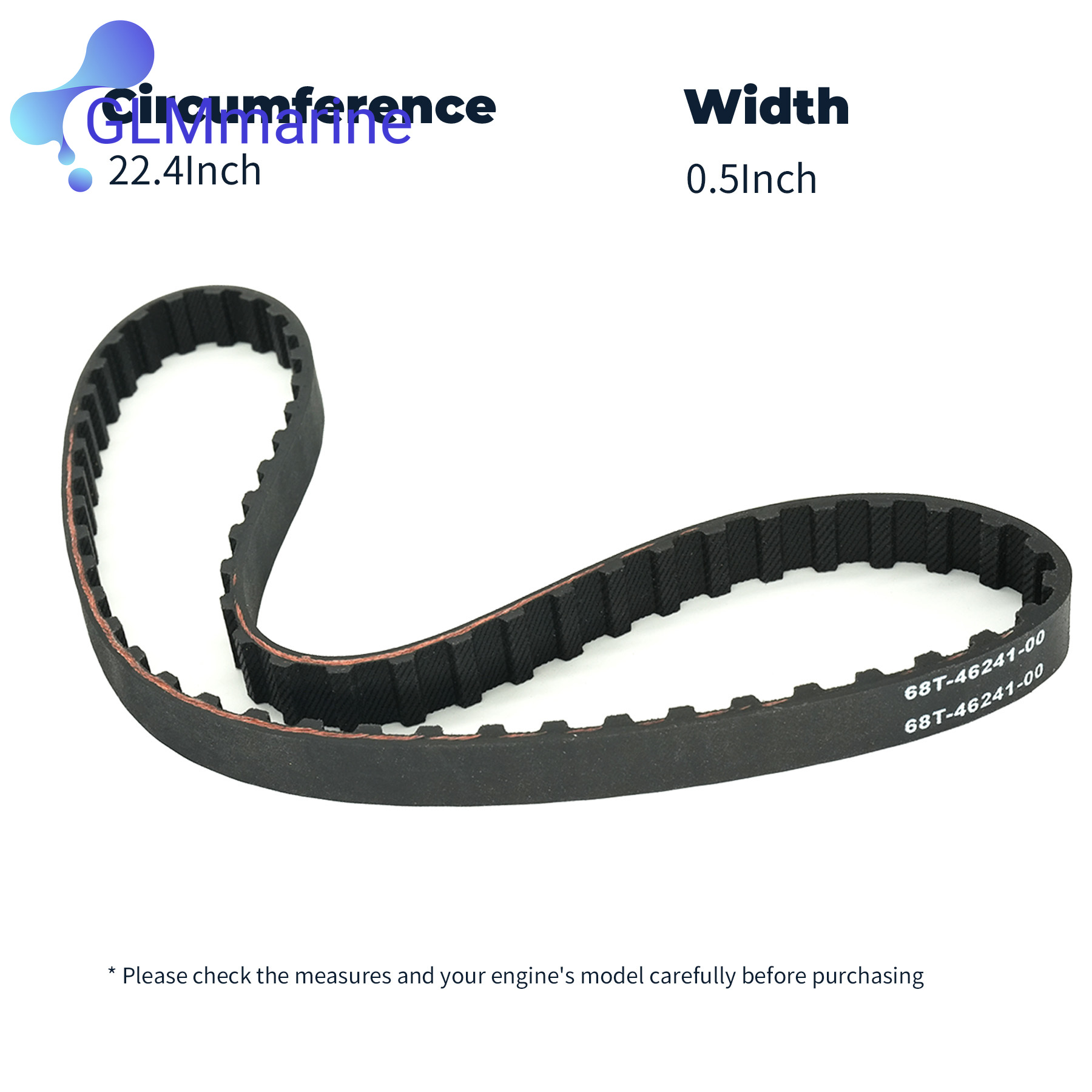 68T-46241 Deniz Zamanlama Kayı - Timing Belt incelemesi ve fiyatı