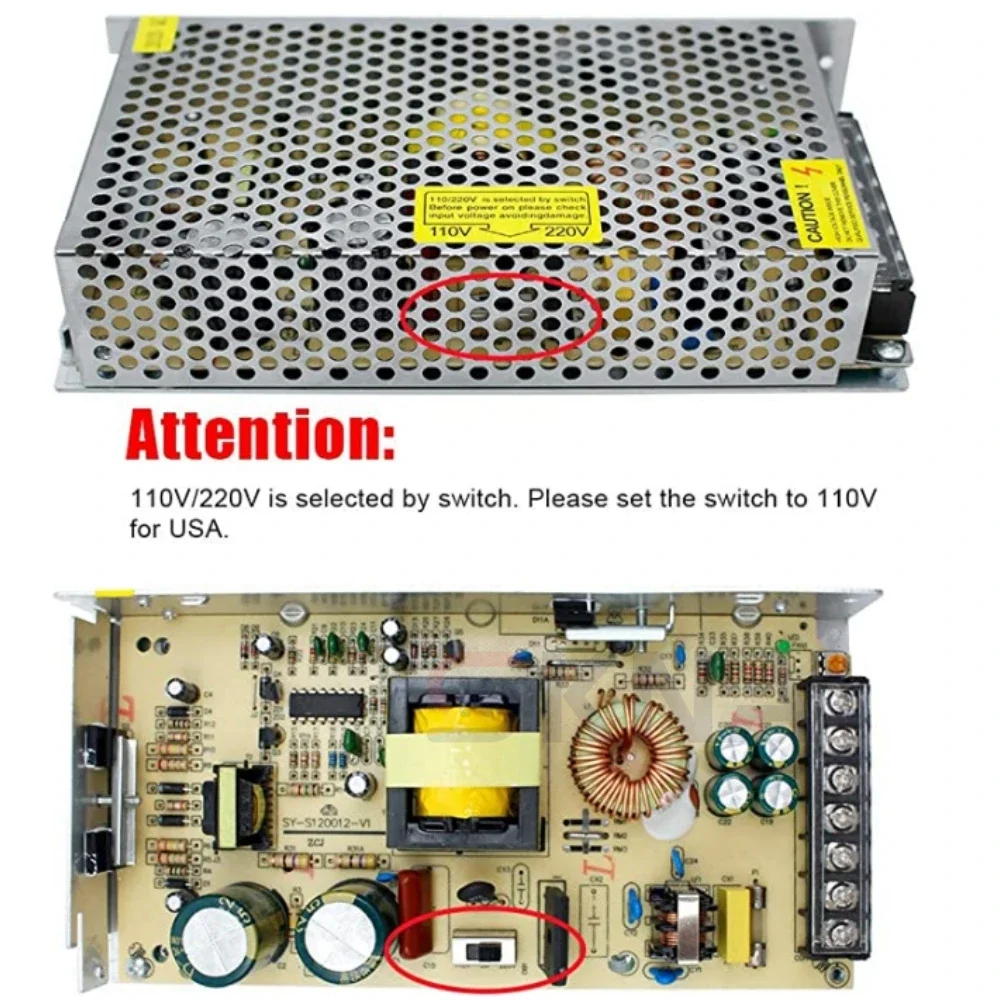 12V Güç Kaynağı 1A 2A 3A 4A 5A - 3D Printer Power Supply incelemesi ve fiyatı
